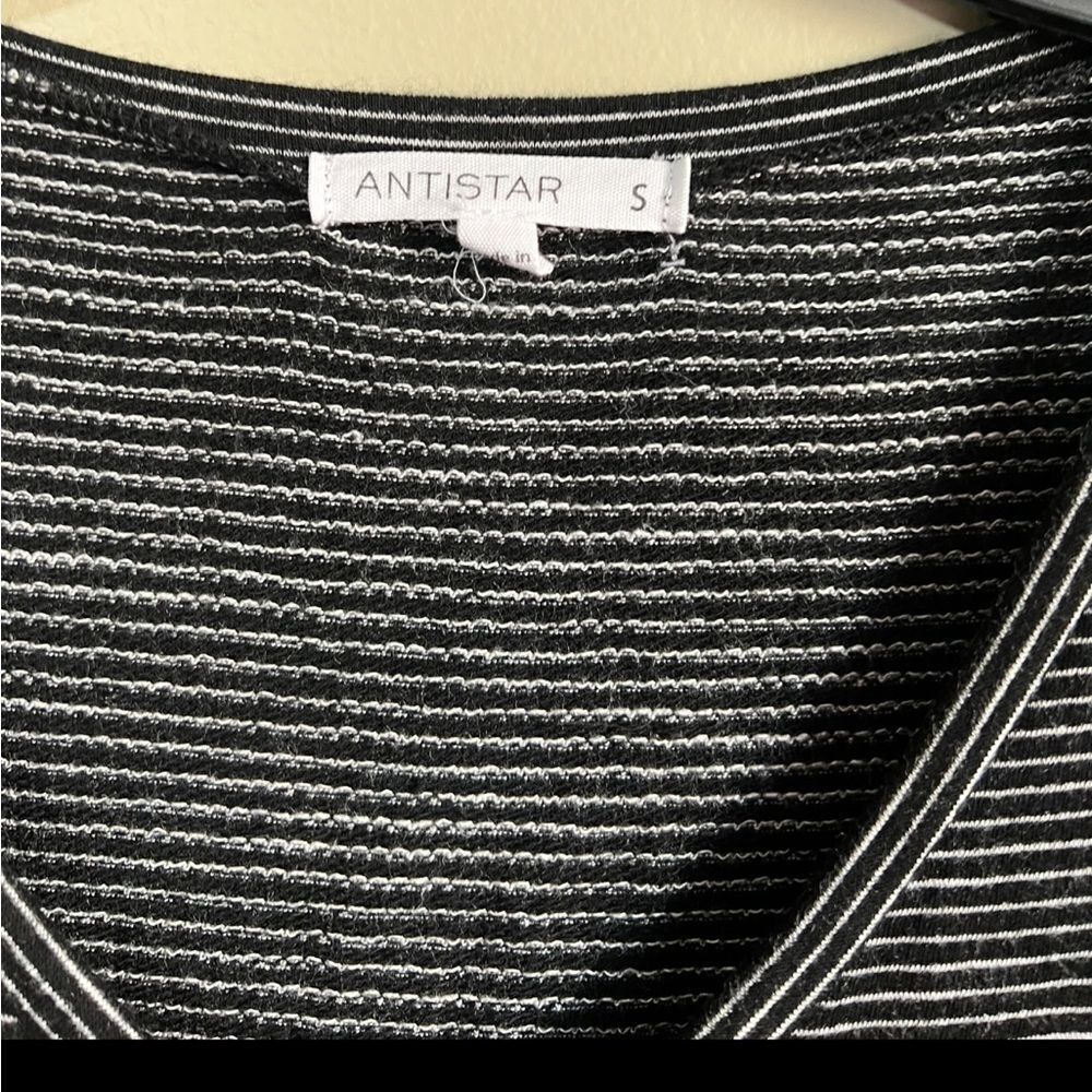 Antistar black striped tunic small